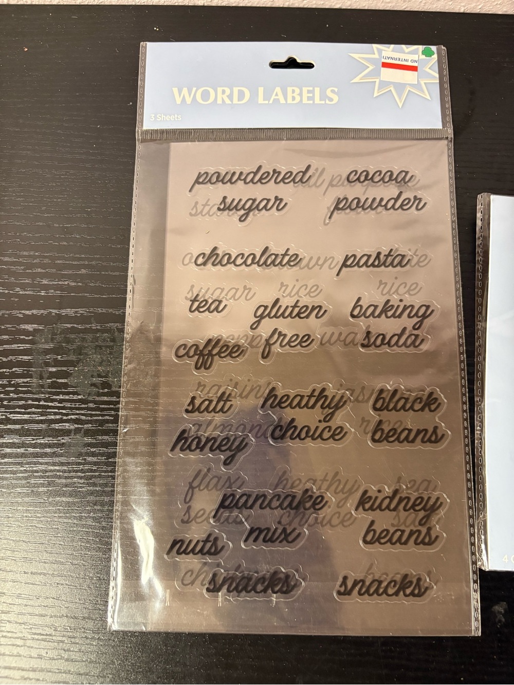 Farmhouse Pantry Organization Labels & Basket Tags Bundle NWT - Picture 4 of 7
